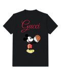 Black Basketball Mouse Graphic T-Shirt - front product view