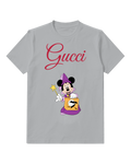 Light Gray Witch Mouse Treat Bag Graphic T-Shirt - front product view