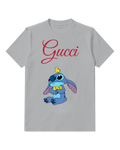Light Gray Blue Creature Ducklings Graphic T-Shirt - front product view